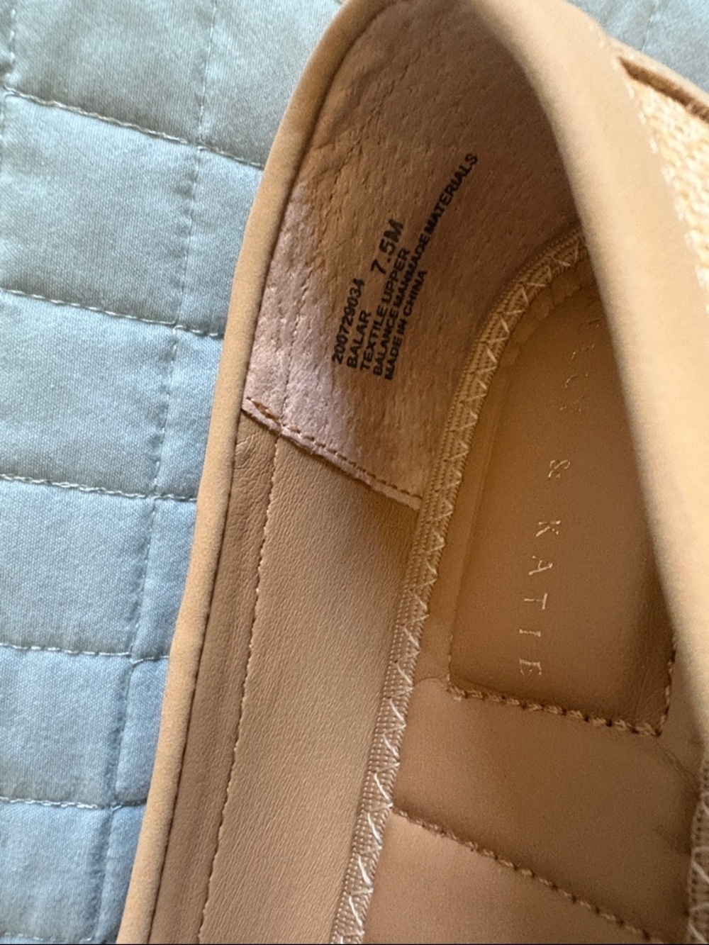 Kelly & Katie Natural Woven Penny Loafers - Picture 4 of 9